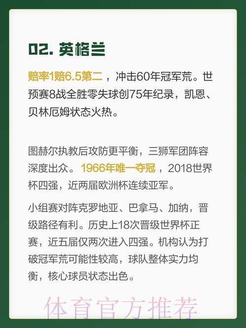 2026年世界杯夺冠热门球队深度预测与解析