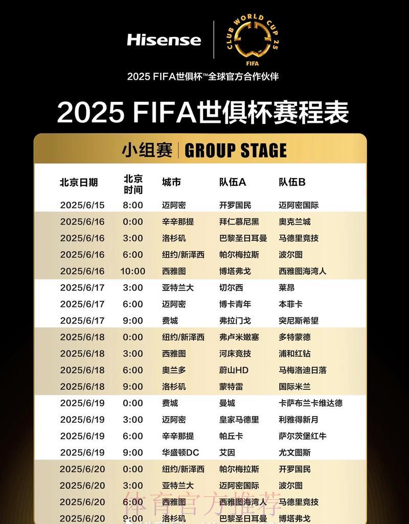 世界杯赛程时间表及竞赛规则详解
